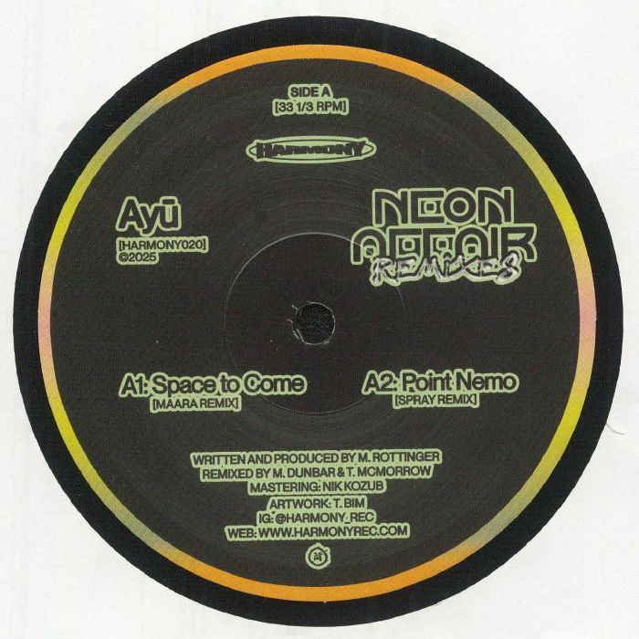 Neon Affair (remixes) - Harmony 20